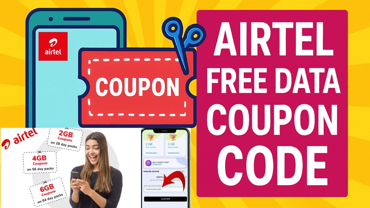 Airtel Free Data Coupon
